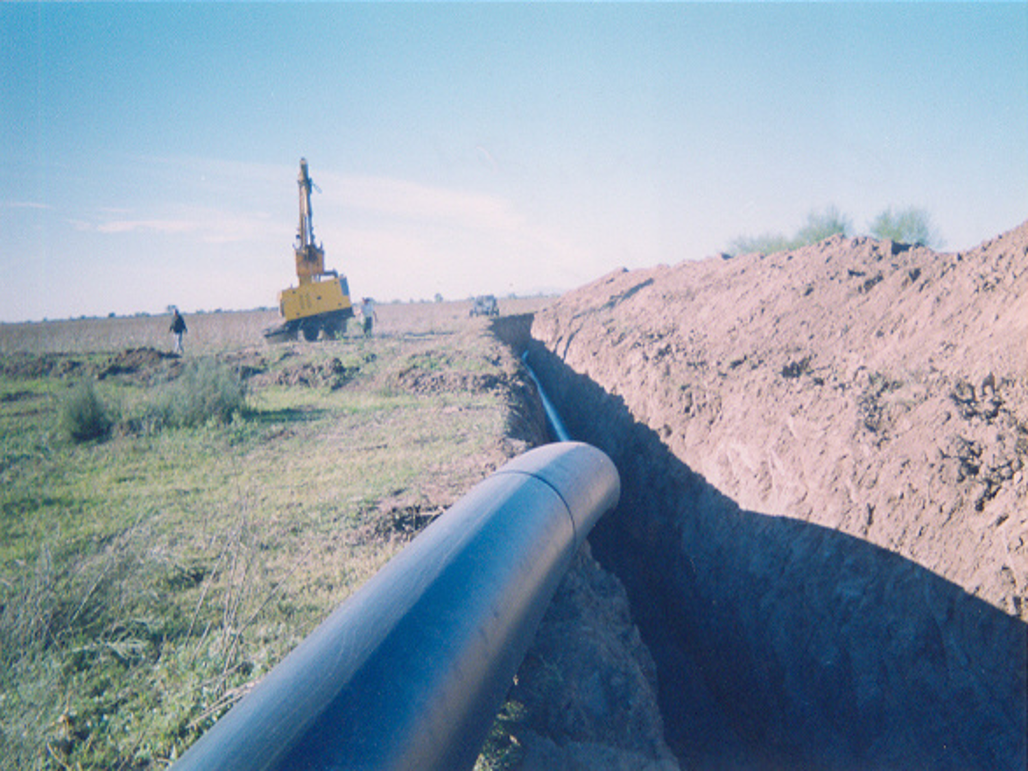 Tuberia a la interperie